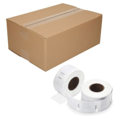 10 × su Dymo 11353 suderinamos etiketės