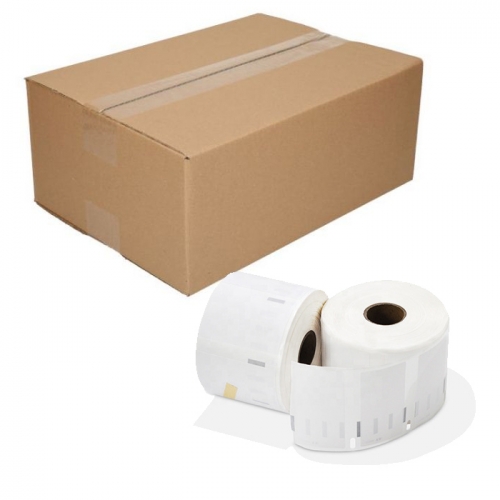 10 rulonų: su Dymo 11354 suderinamos etiketės, 57 × 32 mm, 1 000 etikečių, nuimamo sukibimo