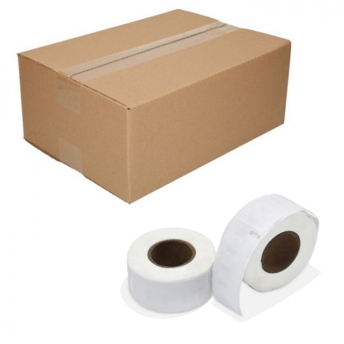 10 rulonų: su Dymo 99017 suderinamos etiketės, 12 × 50 mm, 220 etikečių
