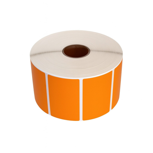Su Zebra oranžinė suderinamos etiketės, 57 × 32 mm, 1 500 etikečių