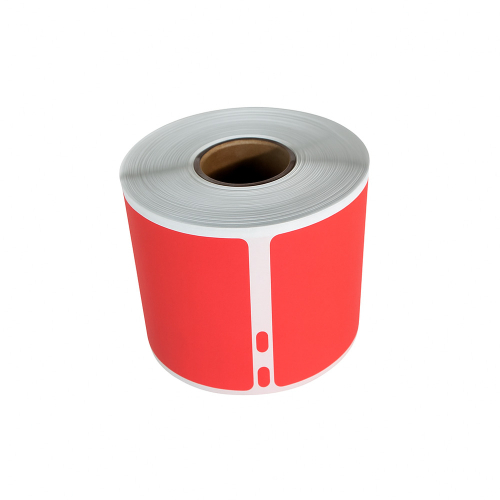 Su Dymo 99014 suderinamos etiketės raudona, 101 × 54 mm, 220 etikečių