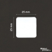 Su Dymo 11253 (S0929120) suderinamos etiketės, 25 × 25 mm, 750 etikečių