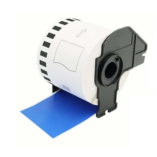 Su Brother DK-22205 suderinamos etiketės mėlyna, 62 mm × 30,48 m