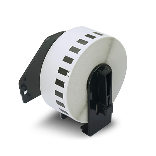 Su Brother DK-22210 suderinamos etiketės, 29 mm × 30,48 m