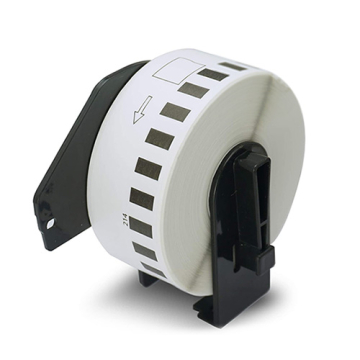Su Brother DK-22214 suderinamos etiketės