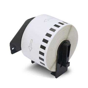 Su Brother DK-22225 suderinamos etiketės