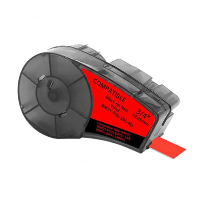 Su Brady M21-750-595-OR suderinamos etikečių juostos