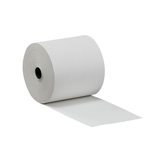 Kasos aparatų popieriaus rulonai - 80 × 80 × 12 mm - terminio popieriaus rulonai - 75 m