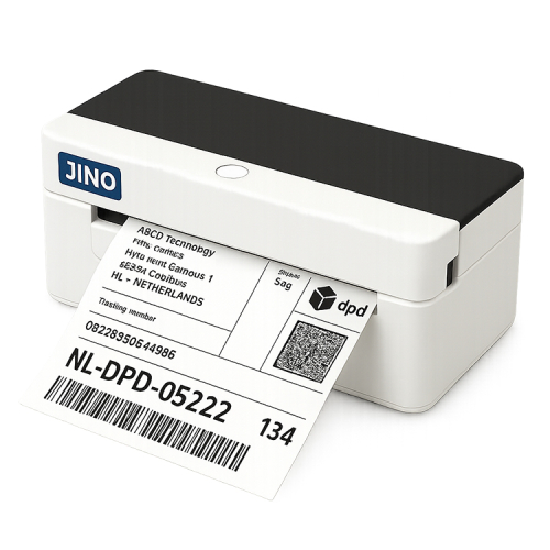 JINO XP-D463B etikečių spausdintuvas - USB + Bluetooth - tiesioginis terminis spausdinimas
