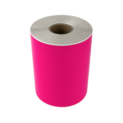 Su Zebra 102 × 152 suderinamos etiketės rožinė