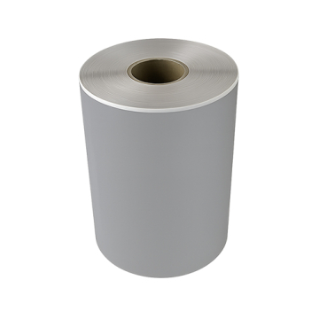 Su Zebra 102 × 152 suderinamos etiketės sidabrinė